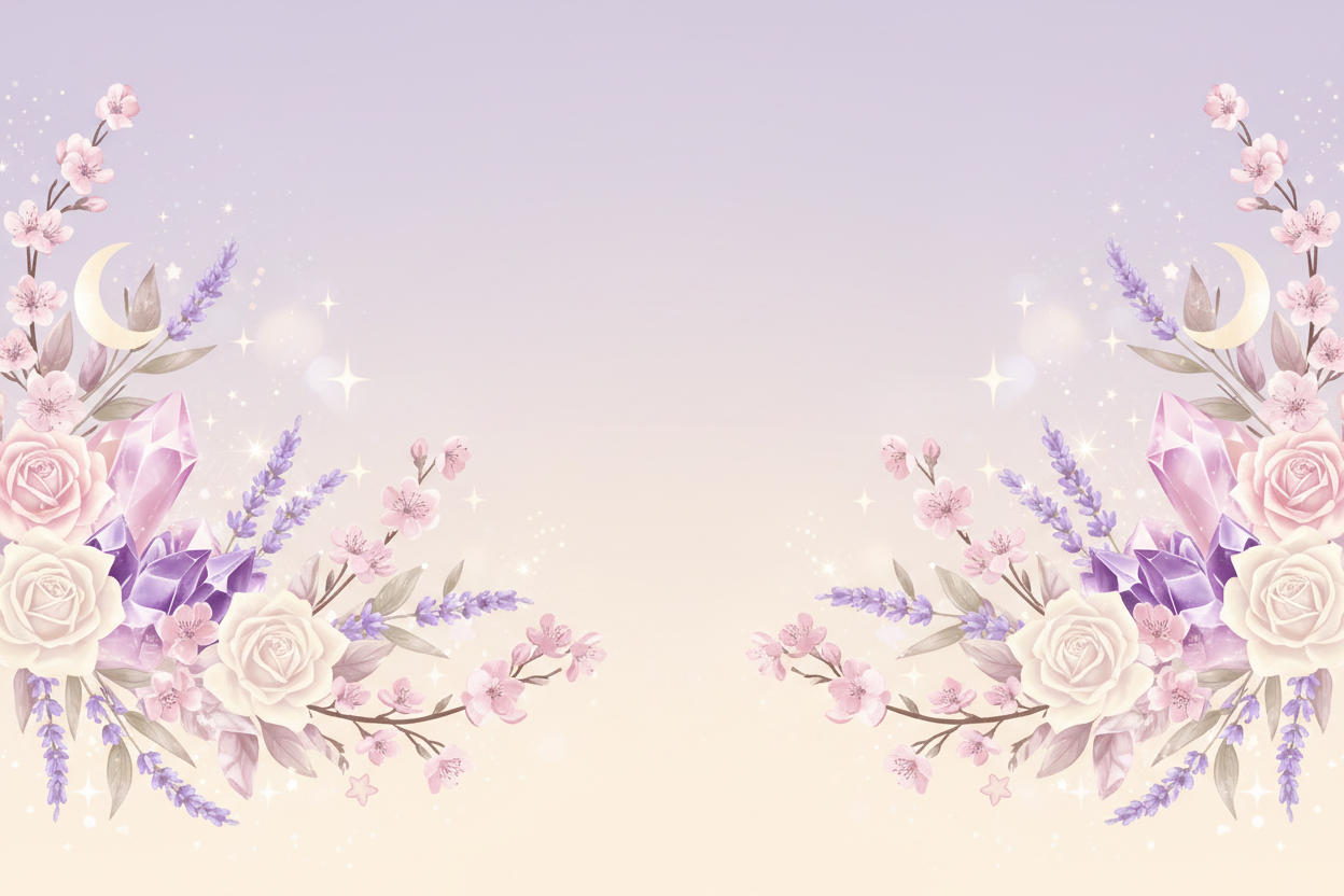 Crystal Sanctuary Banner - Light & Cream